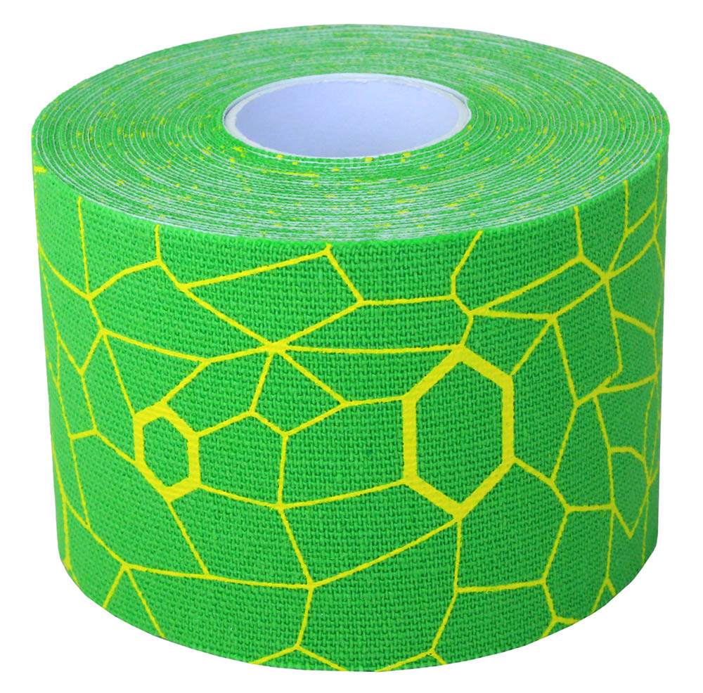 Thera Band Kinesiology Tape 5mx5cm, grün/gelb