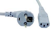 Netzkabel, gerade, 3m