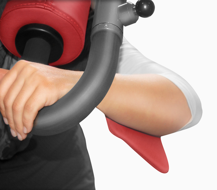 GENIUS ECO® Bauchtrainer / Rückentrainer Kombinationsgerät mit FREI GUIDE