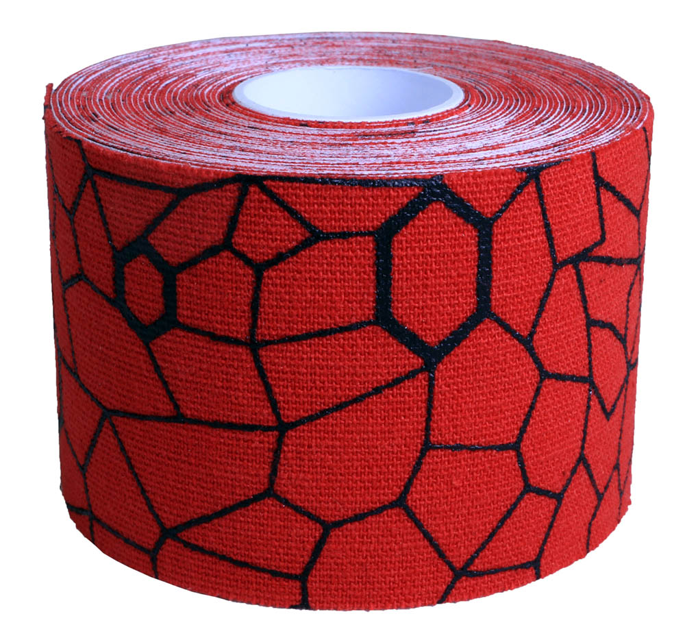 Thera Band Kinesiology Tape 5mx5cm, rot/schwarz