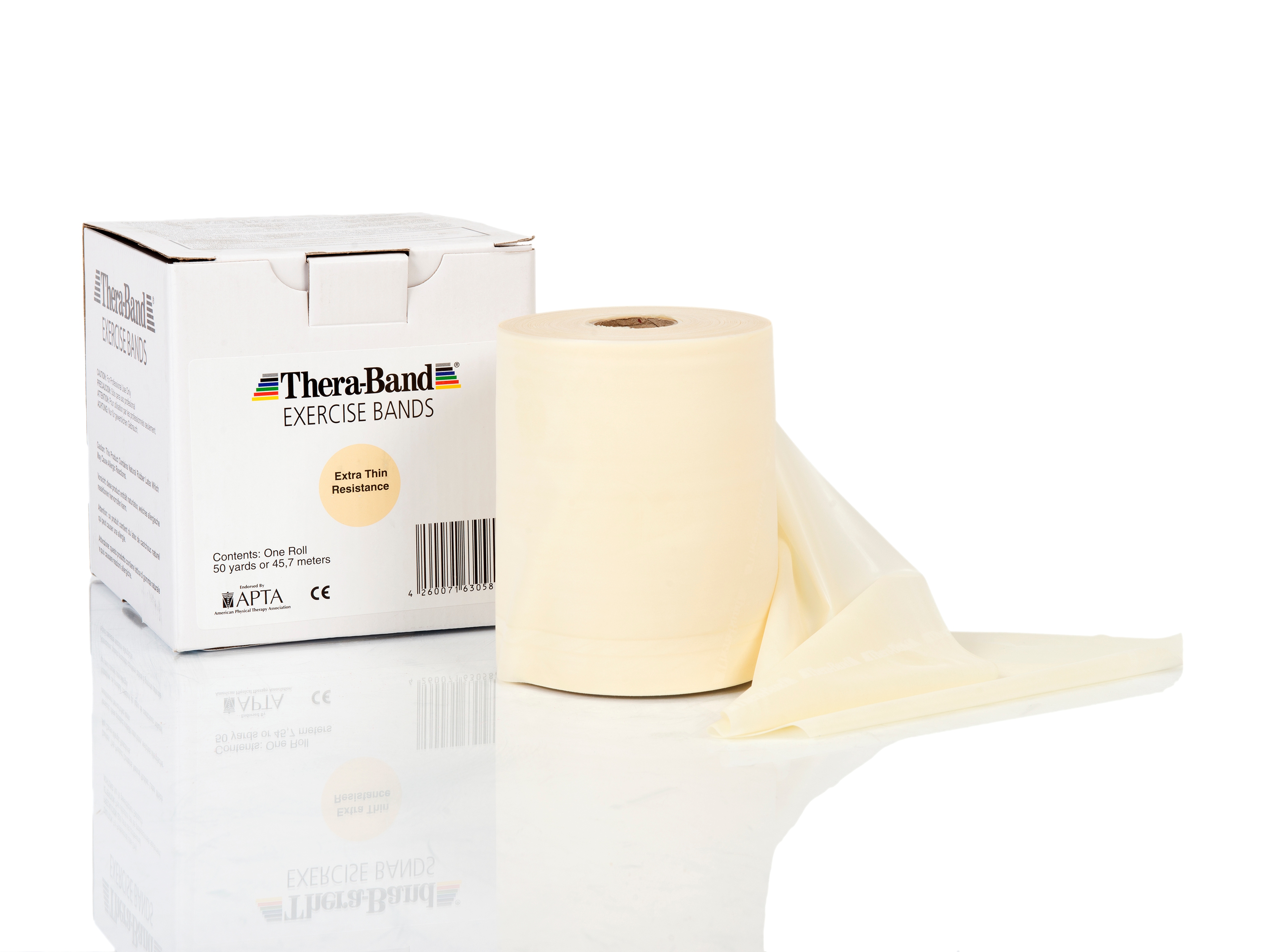 Thera-Band ca. 45 m Rolle extra leicht - beige