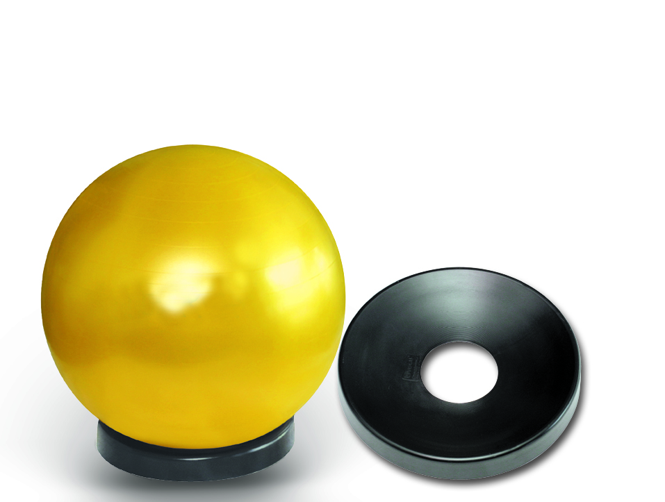 Ballschale - schwarz für Gymnastikbälle