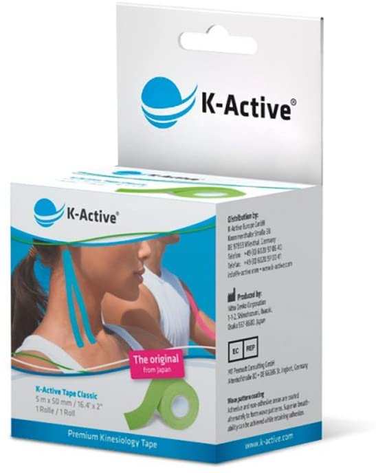 K-Active Tape, 5,0 cm x 5 m grün