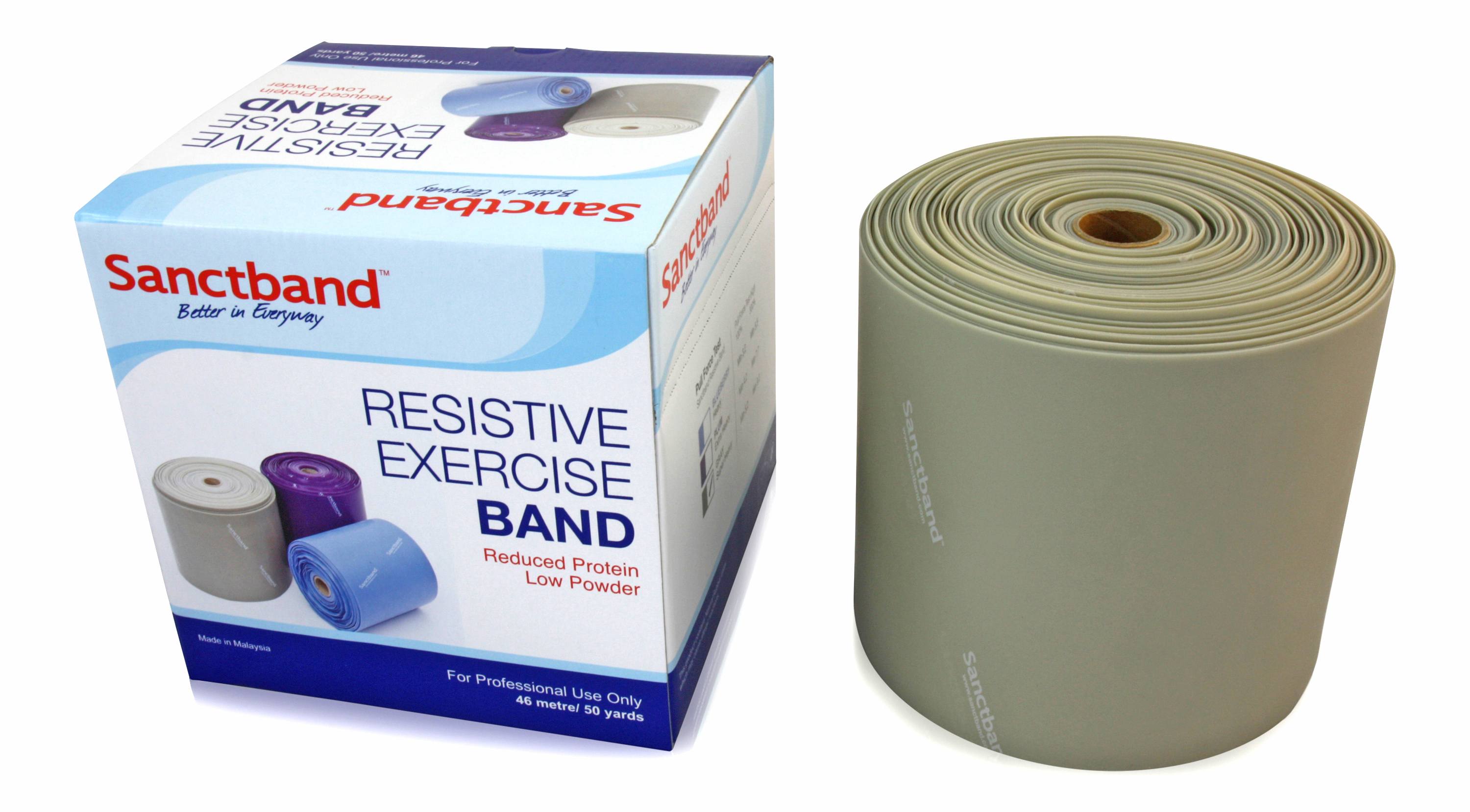 Sanctband™ Übungsband 45 m super stark - grau