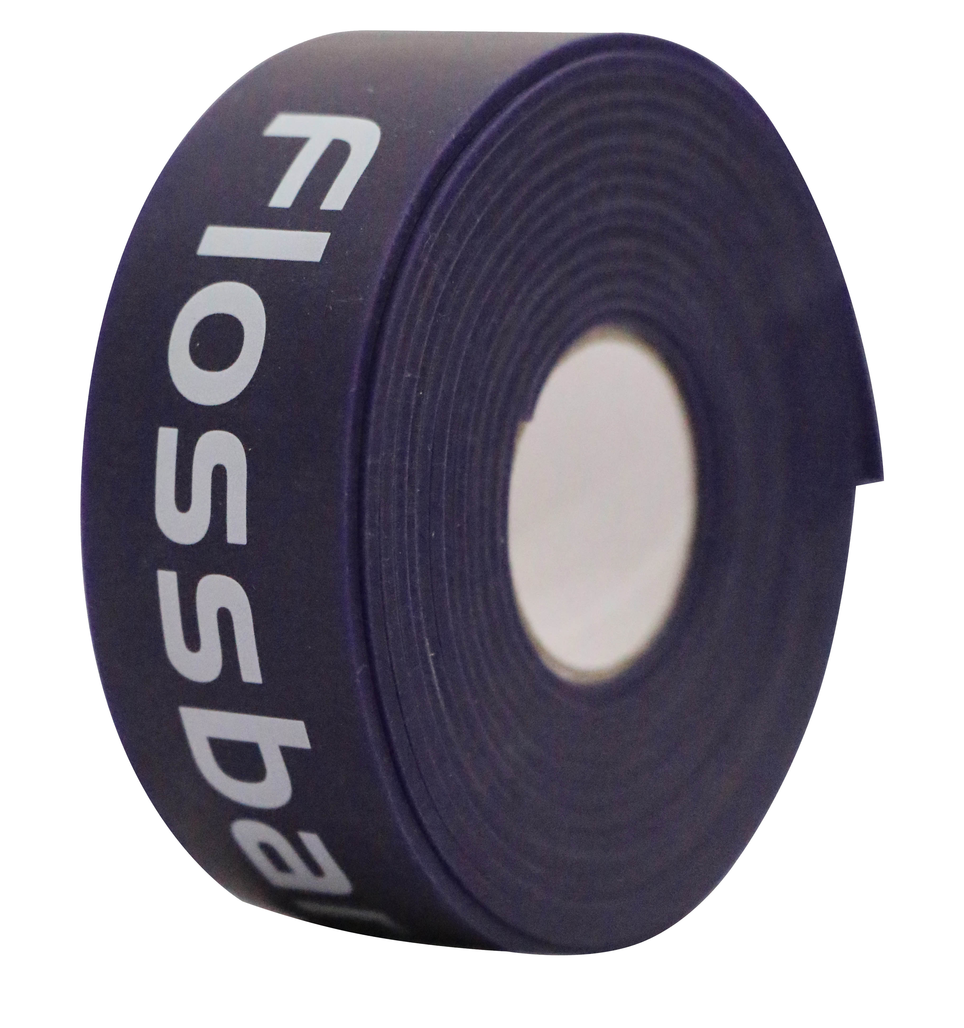 Flossband by Sanctband 2,5 cm, stark - pflaume