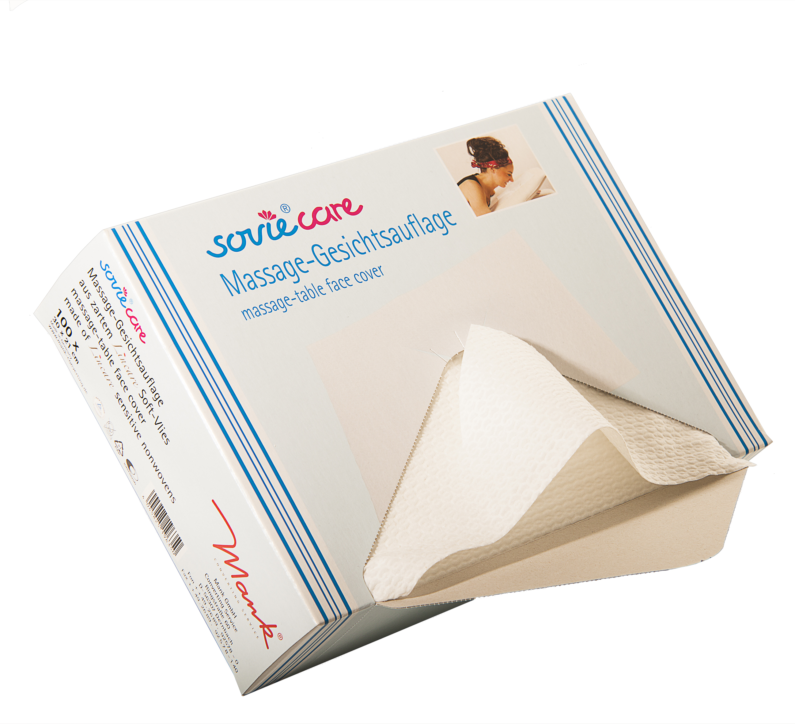 Einmal-Nasenschlitz Tücher in Spenderbox