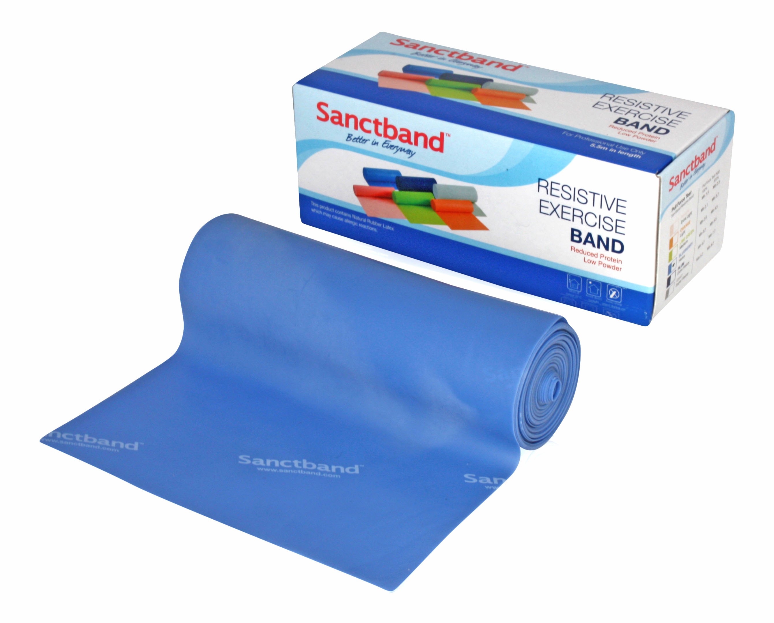 Sanctband™ Übungsband 5,5 m stark - blaubeere