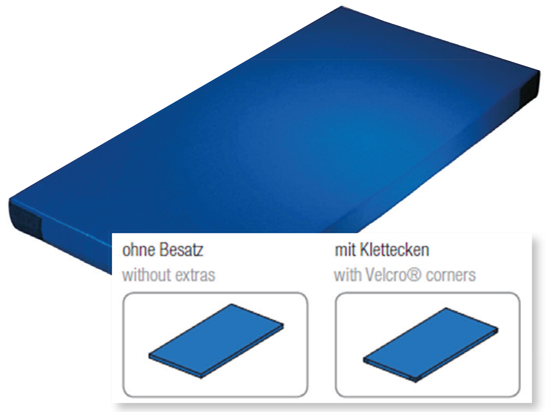 Fallschutzmatte Superleicht blau