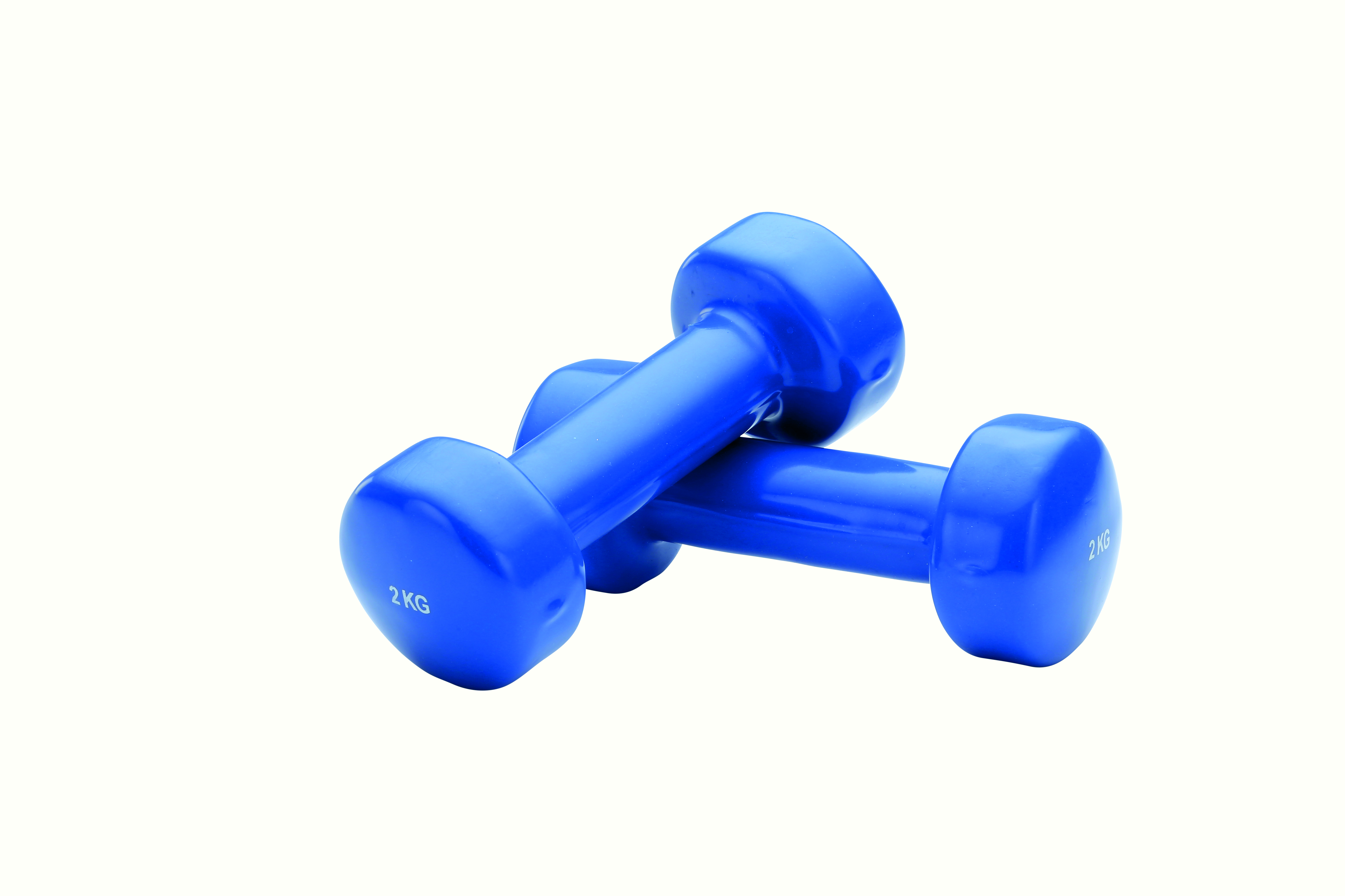 Vinyl Hantel blau 2 kg