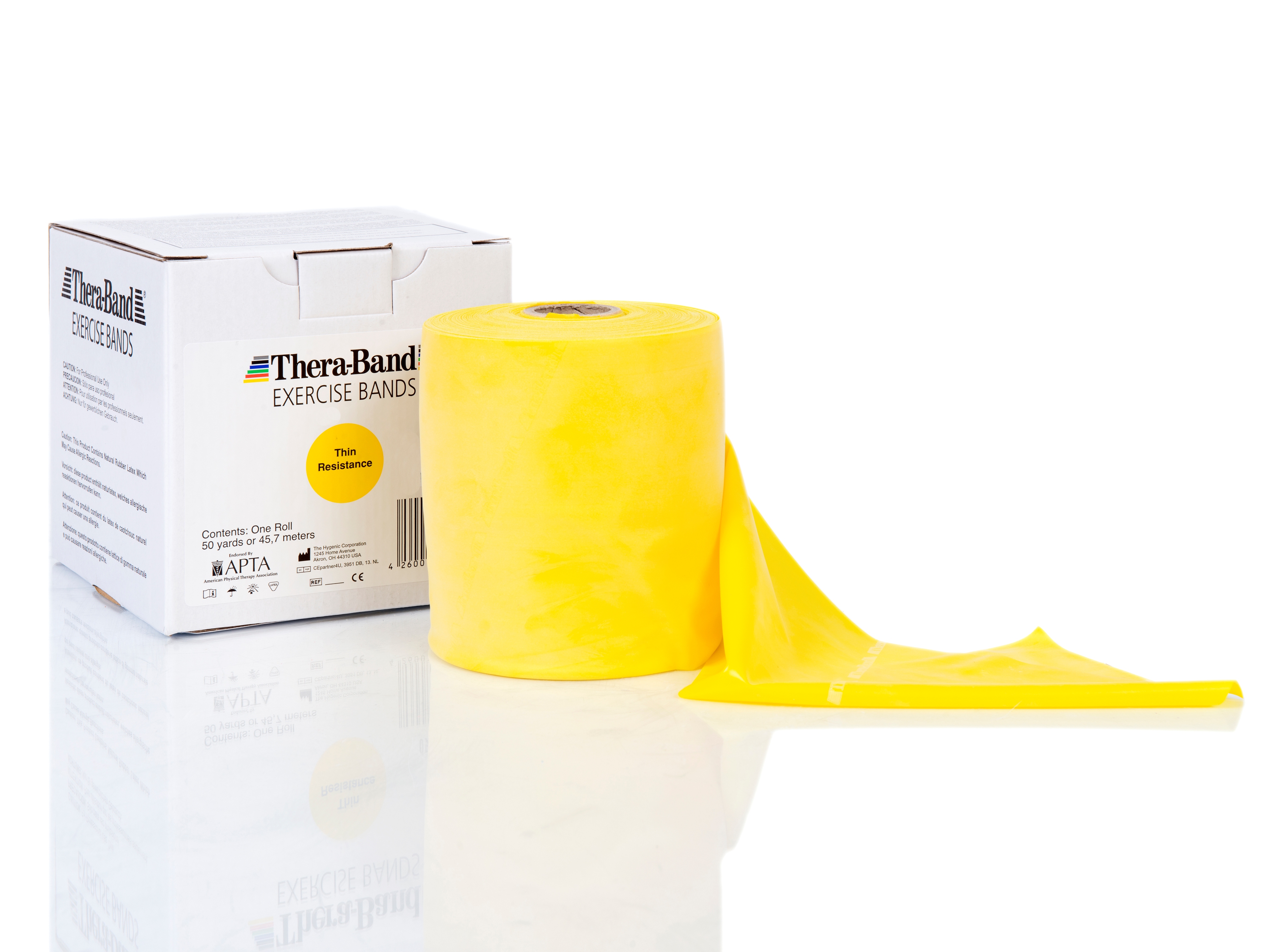 Thera-Band ca. 45 m Rolle leicht - gelb