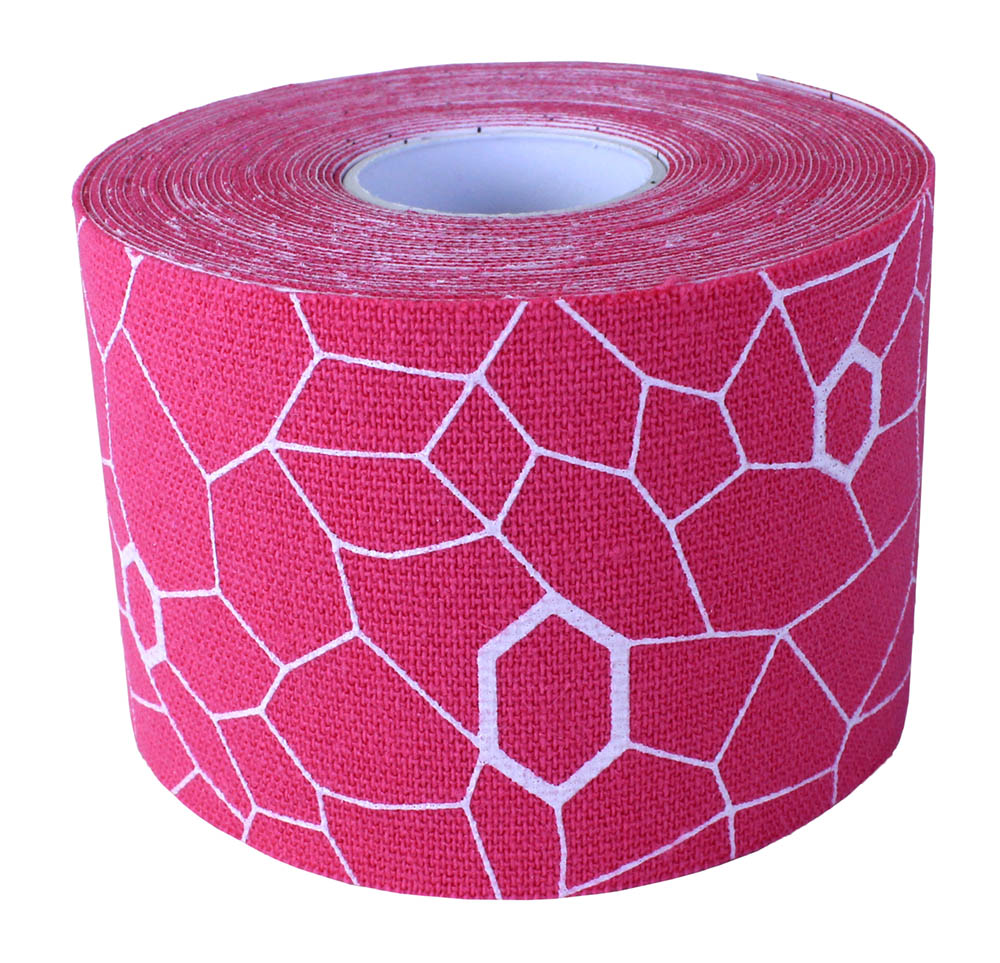 Thera Band Kinesiology Tape 5mx5cm, pink/weiß