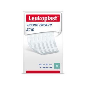 Leukoplast® wound closure strip, weiß, 75 mm x 3 mm, 10 Stück