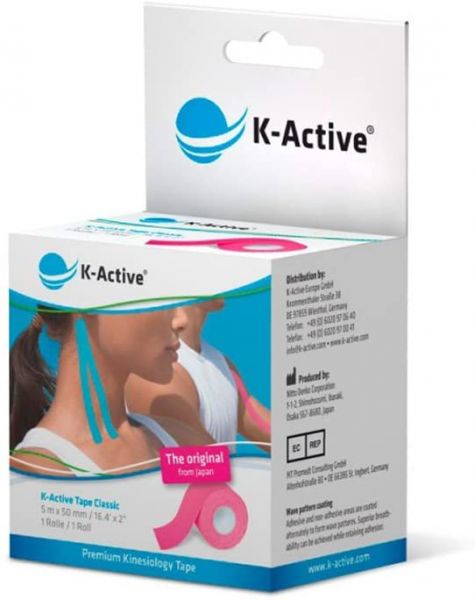 K-Active Tape, 5,0 cm x 5 m pink