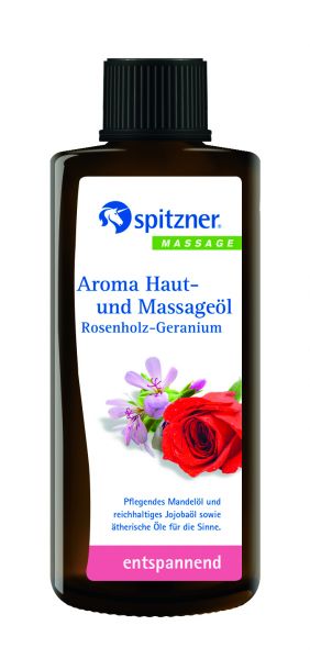 Aroma Haut-und Massageöl Rosenholz-Geranium