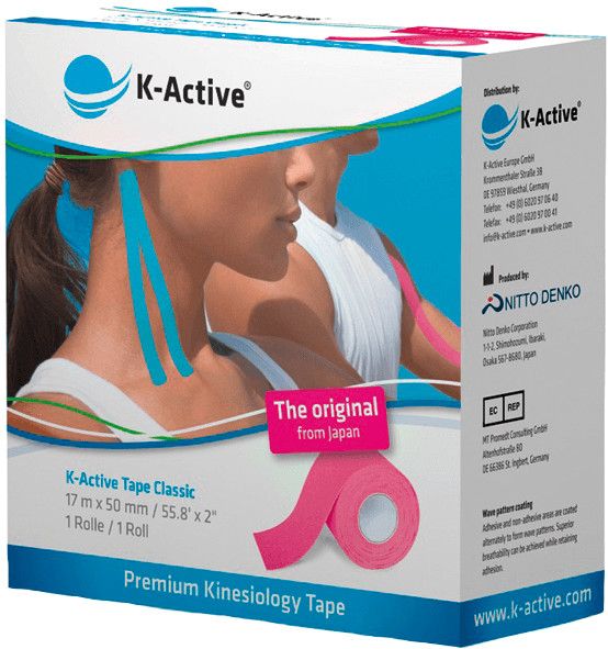 K-Active Tape, 5,0 cm x 17 m pink